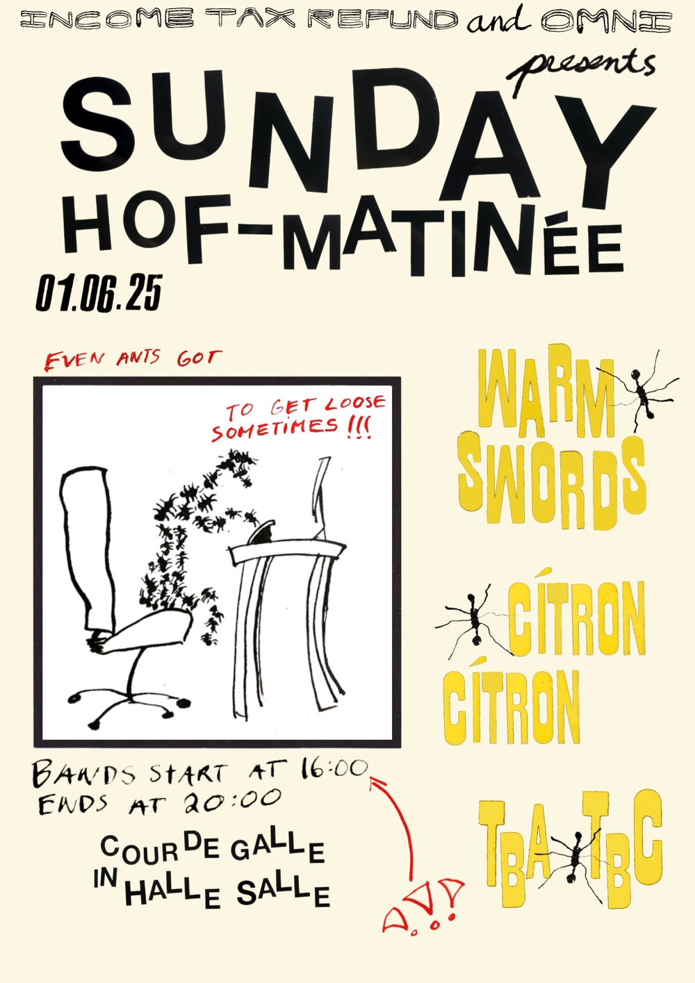 Citron Citron + tba tbc + Warm Swords